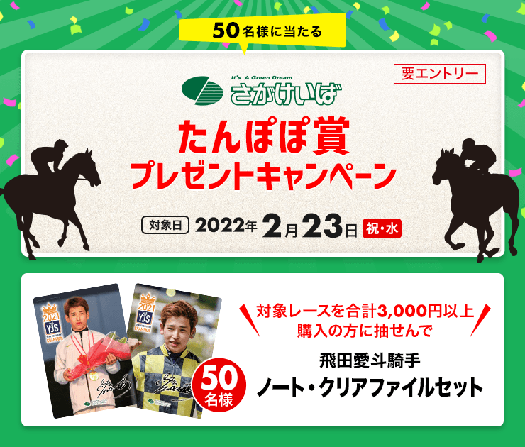 たんぽぽ賞プレゼントキャンペーン 22 おトク情報 楽天競馬