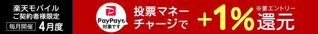 【毎月開催】【楽天モバイルご契約者様限定】チャージで楽天ポイント1%還元キャンペーン（2025年4月）