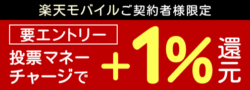 【毎月開催】【楽天モバイルご契約者様限定】チャージで楽天ポイント1%還元キャンペーン（2025年6月）
