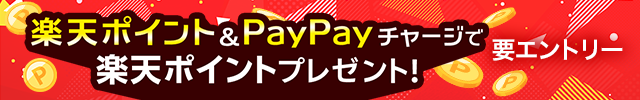 楽天ポイント&PayPayチャージでポイントプレゼント！（2025年7月）