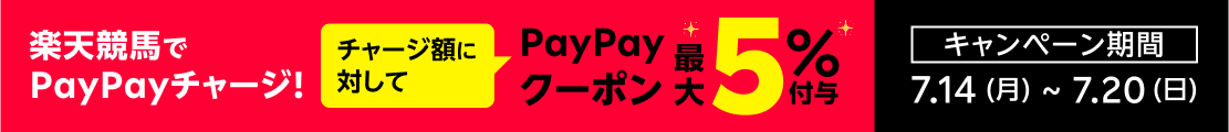 【PayPayチャージがお得】チャージ金額に対して最大5％付与！