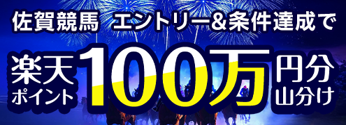 【SAGAリベンジャーズ×高知ファイナルレース】山分け！100万円分の楽天ポイント