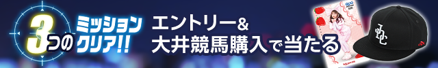 【TCK】 TWINKLE RACE 3つのミッションクリア！キャンペーン（ジャパンダートクラシック）