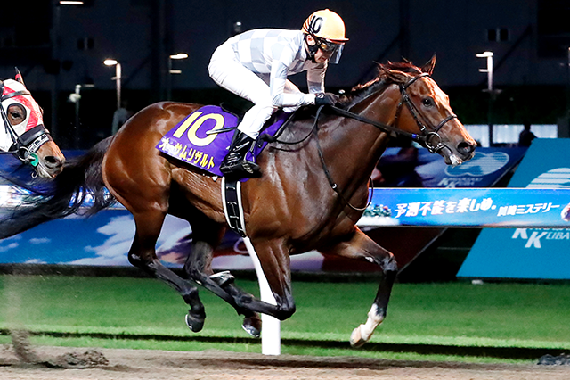 昨年の優勝馬オーサムリザルト