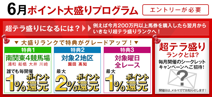 ポイント大盛りプログラム