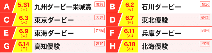 対象レース