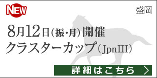 ダートグレード競走：クラスターカップ（2019）特集ページ