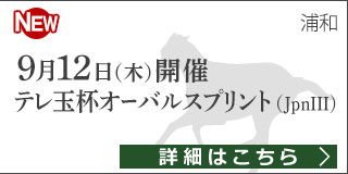 ダートグレード競走：テレ玉杯オーバルスプリント（2019）特集ページ