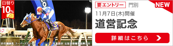 ホッカイドウ競馬重賞：道営記念（2019）特集ページ