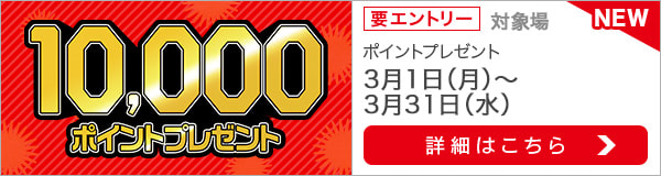 1万ポイントを毎日プレゼント！