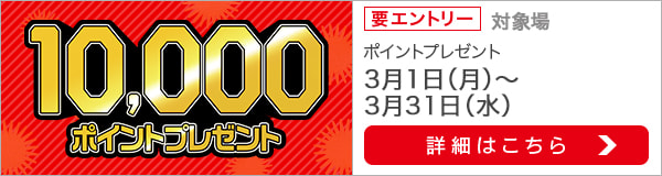 1万ポイントを毎日プレゼント！