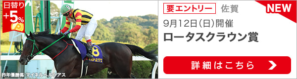 佐賀重賞競走：ロータスクラウン賞特集(2021）