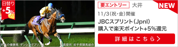 ダートグレード競走：JBCスプリント（2023）特集ページ