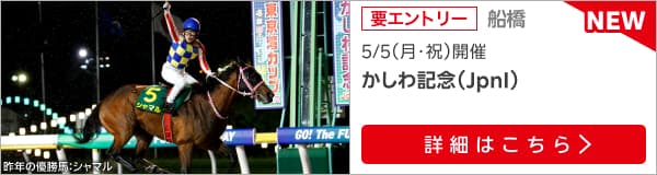 ダートグレード競走：かしわ記念（2025）特集ページ