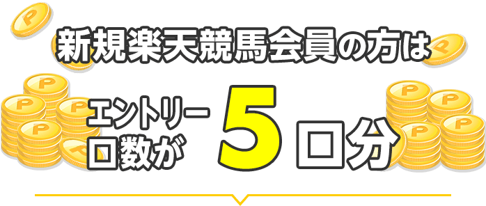 馬券購入金額に応じて 楽天ポイント還元